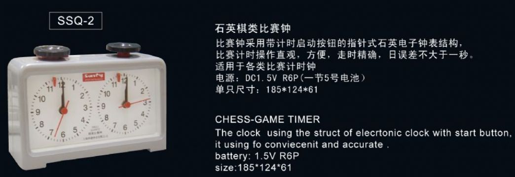 點擊查看詳細信息<br>標題：SSQ-2石英棋類比賽鐘 閱讀次數(shù)：2694